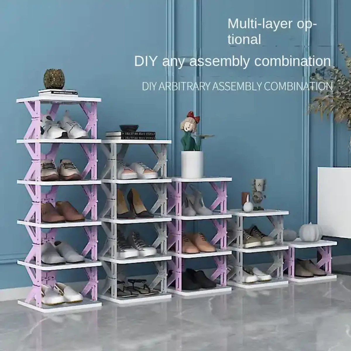 Foldable Storage Shoe Rack