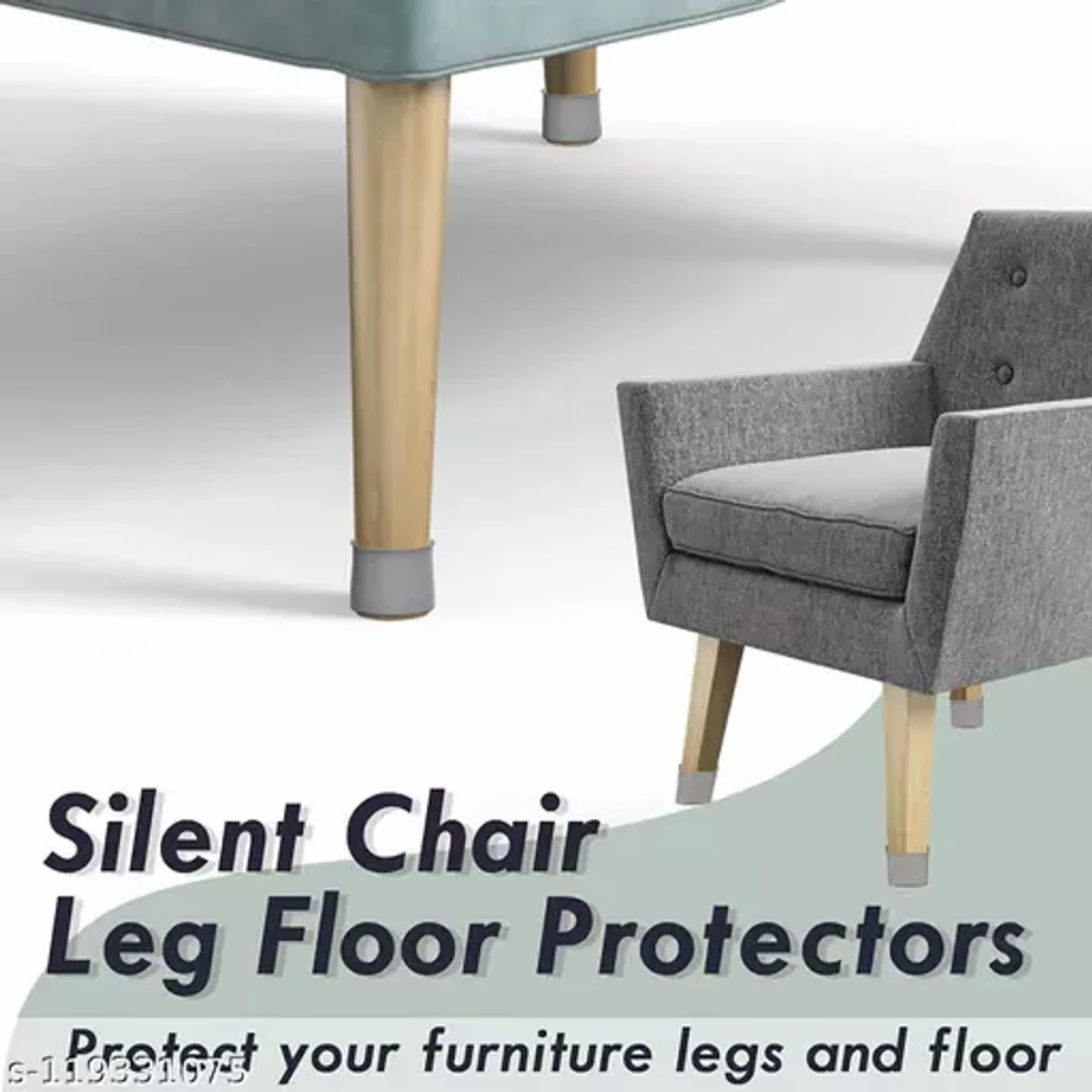 28 pcs Chair Leg Floor Protectors (Gray colour)