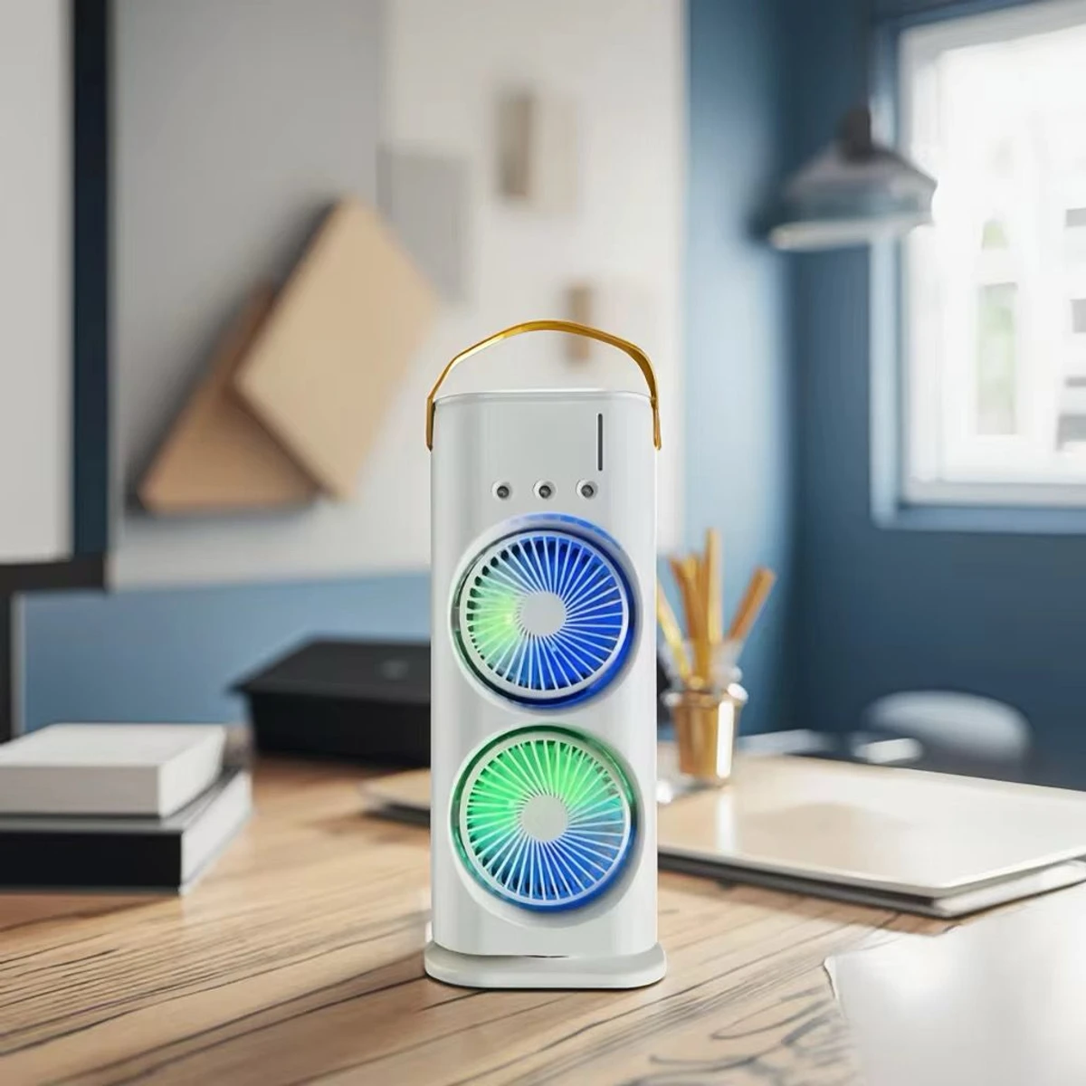 Double Cool Spray Fan Remote Control